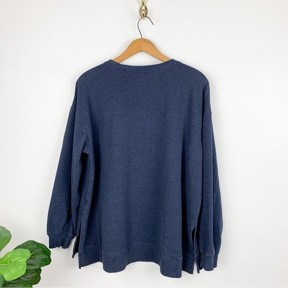 Wildfox Social Statement Embroidered Cozy Crewneck Sweatshirt Sz XL - Picture 3 of 11
